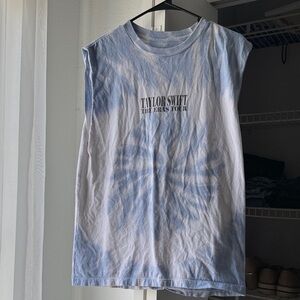 Taylor Swift Blue and White Eras Tour Tank